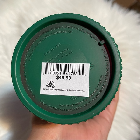 Disney Parks Mickey Christmas Starbucks Tumbler with Straw Walt Disney World NWT - Picture 13 of 13
